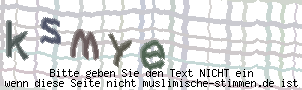 CAPTCHA-Bild zum Spam-Schutz 